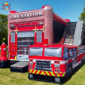 Nouveau design de château gonflable écologique 4-en-1 en PVC avec une taille de 7x5m pour les activités de plein air - Product Image 2