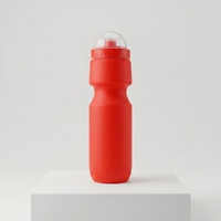 Bouteille d'eau de cyclisme personnalisée en plastique LDPE PE de 700 ml, sans BPA et saine, bouteille d'eau à presser pour vélo, pour les voyages