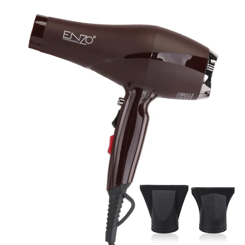 ENZO X5 Wholesale high power promotion oem brown profession quiet sound salon gifts hotel travel electric hair dryer blow dryer