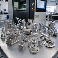 Service d'impression 3D sur mesure, pièces en métal, acier inoxydable, aluminium, prototypage rapide, fabrication additive pour l'automobile, le médical