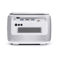 Proyector Mini 4K con Sistema Android 9.0, 750 Lúmenes Ansi, DLP LED HD, Enfoque Automático, Equipo de Presentación para Cine en Casa