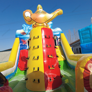 Lâu đài bơm hơi Aladdin cho trẻ em có khu vực trượt và leo núi - Product Image 6