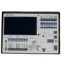 Console d'éclairage portable Tiger Touch II Gen2 en alliage d'aluminium, Quad I5 8G SSD, écran tactile 15,6 pouces, UPS intégré, alimentation de secours 3H, 64 DMX