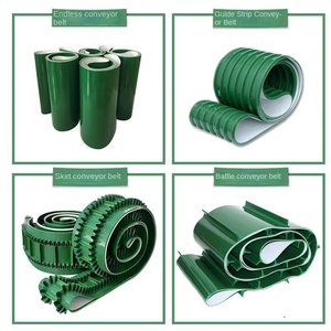Bande transporteuse en cuir plat en <span class=keywords><strong>PVC</strong></span> vert nouveau pour la ligne d'assemblage de pelouse de modèle d'escalade industrielle bande transporteuse en <span class=keywords><strong>PVC</strong></span> en gros - Product Image 4