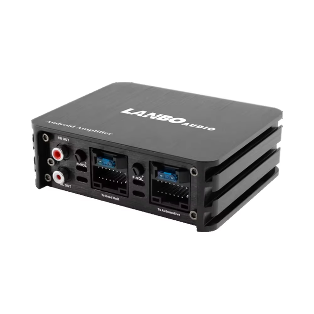 Lanbo 4-Channel 60W*4 Audio Power Amplifier Full-Range Digital Sound Processor Class A/B for Android Car Players