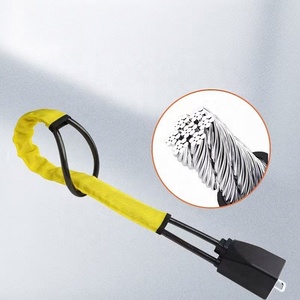 <span class=keywords><strong>Bloccasterzo</strong></span> <span class=keywords><strong>Antifurto</strong></span> in Acciaio Giallo con 2 Chiavi e Blocco Cintura di Sicurezza per Camion, SUV, Furgoni, Camper e Accessori - Product Image 4