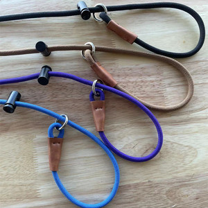 Örnek ücretsiz kargo fabrika dayanıklı kayma halat köpek eğitim tasma özel 6mm halat Pet kurşun - Product Image 6