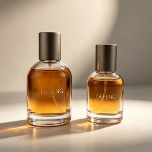 Flacon <span class=keywords><strong>de</strong></span> <span class=keywords><strong>parfum</strong></span> en verre rond court <span class=keywords><strong>de</strong></span> luxe, design personnalisé, 30 ml, 50 ml, 100 ml, emballage <span class=keywords><strong>de</strong></span> <span class=keywords><strong>parfum</strong></span> fantaisie - Product Image 4