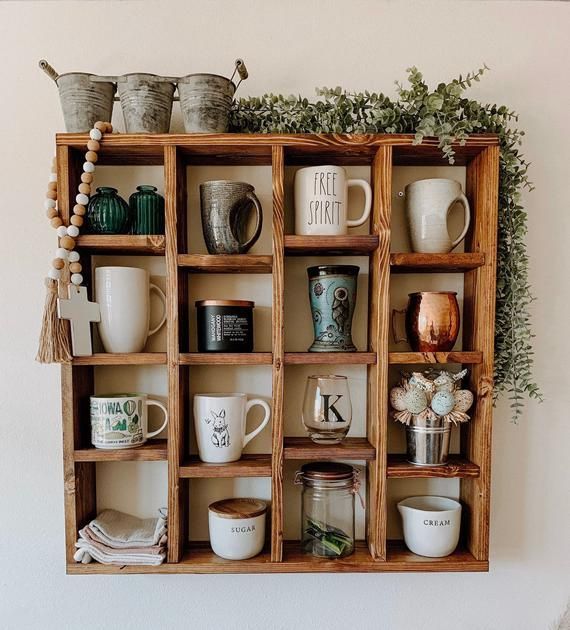 Apache Factory Price Custom Store Oak Powder Coated for Coffee Tea Mug Storage Display Stand Floor Standing for Rack — view 5