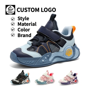 Nouvelles chaussures de sport respirantes en mesh pour enfants Cema, été, semelle souple antidérapante, baskets décontractées pour enfants, OEM - Product Image 1