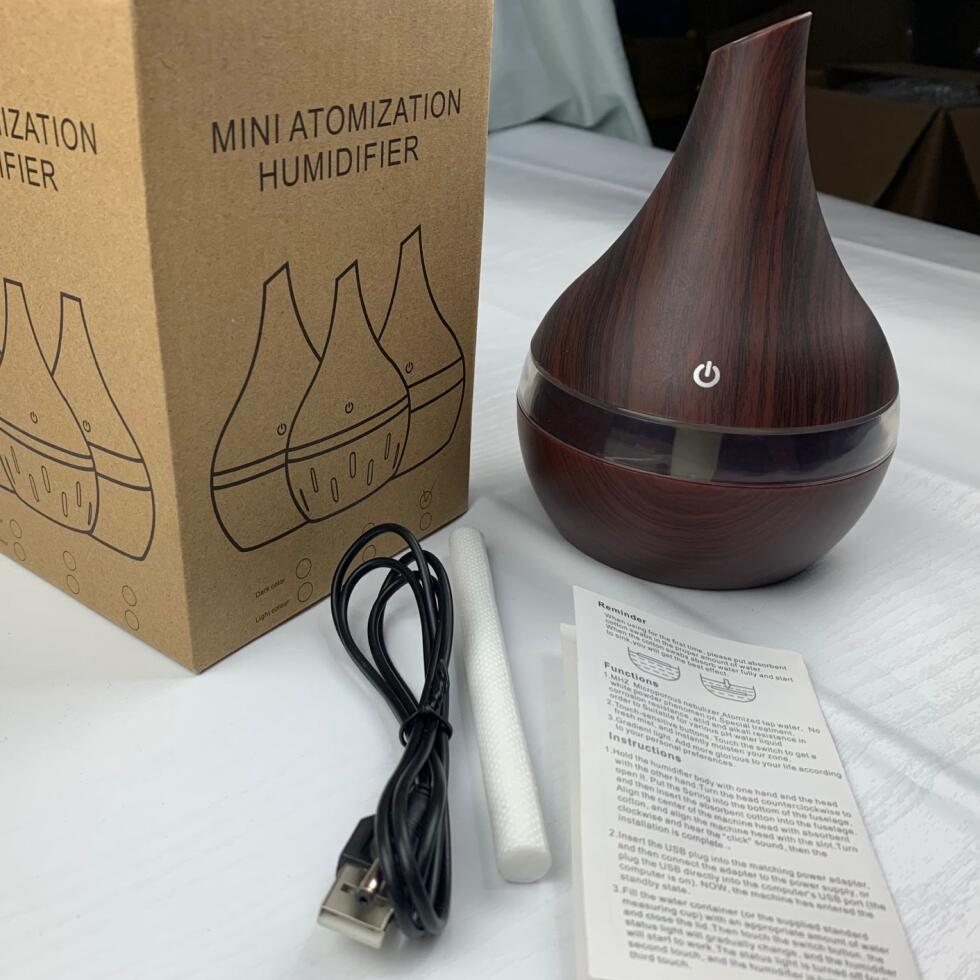 Portable Desktop Purifier Ultrasonic Cool Mist 7 Colors LED Mini Usb Car Air Humidifier For Dry Skin Home Bedroom