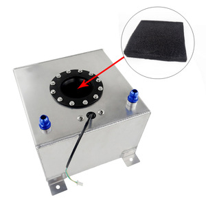 PQYRACING Tanque de combustible universal de aluminio de 40L con cable de sensor para autos modificados TK21 - Product Image 4