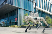 Robot chien quadrupède Unitree A2 avec double LiDAR, batterie Ho-swap, charge utile mobile, SDK ouvert pour inspection, sauvetage et recherche – En stock
