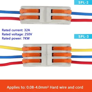 Konektor Lampu Strip Led Kabel Kompak Universal 2pin 3pin 4pin 5pin 8pin Konektor Terminal Konduktor Blok Downlight