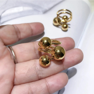 Hiphop Trendy <strong>Resizable</strong> Gold and Silver <strong>Rings</strong> for Women and Girls - Product Image 5