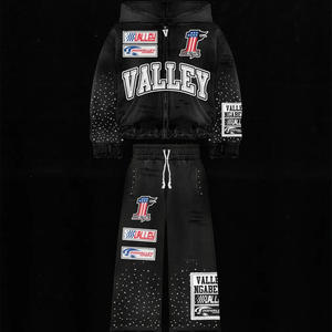 Conjuntos Casuales para Hombre, Personalizados, 100% Algodón, Tejido de Punto, Impresión por Transferencia de Calor, Grueso, 500GSM, Fusión sin Costuras, Felpa Holgada y Transpirable - Product Image 1