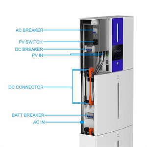 Système Solaire Photovoltaïque 7,5 kWh 15 kWh pour Stockage d'Énergie Domestique, Batterie LiFePO4 Empilable/Montable en Rack, Sortie 5-10 kW - Product Image 5