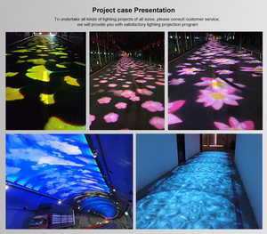 Ngoài Trời Không Thấm Nước Xây Dựng Tường 100W Laser Biểu Tượng Tùy Chỉnh Hình Ảnh Sàn Chiếu Cửa Chào Đón 4 Gobo Chiếu LED Quảng Cáo Ánh Sáng - Product Image 6