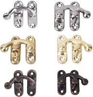 Offre Spéciale : Boîte de Rangement Métallique en Laiton avec Serrure, Petite Boîte de Sécurité en Bois et Métal, Coffre-Fort pour Argent, Boîte à Bijoux Métallique avec Fermoir à Loquet