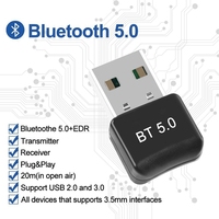 Accessoires informatiques Super mini adaptateur Bluetooth 5.0 Dongle avec puce RTL8761B Émetteur Bluetooth USB pour souris PC.