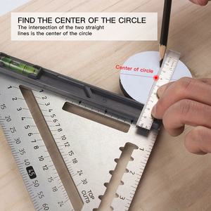 Goniometro Triangolare Regolabile in Alluminio per Falegnameria, Miglior Prezzo - Product Image 2
