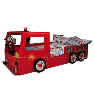 Letto per Ragazzi a Forma di Auto, Design Personalizzato, Letto Singolo con Contenitore, Letto Multifunzionale in Legno Massello per Bambini - Product Image 5