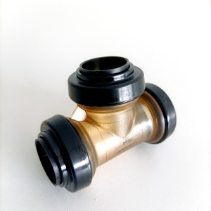 20x20x20 Push Fit Tee, PPSU Push para conectar accesorios <span class=keywords><strong>de</strong></span> plomerí<span class=keywords><strong>a</strong></span> para tuberías PEX, <span class=keywords><strong>cobre</strong></span>, <span class=keywords><strong>CPVC</strong></span>, tuberías <span class=keywords><strong>de</strong></span> - Product Image 4