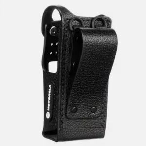Motorola PMLN5838 Leather Case Hostler for motorola DGP8550 <b>Radio</b> DP4801 Motorola <b>Walkie</b> <b>Talkie</b> DP4800 XPR7350 Holder - Product Image 3