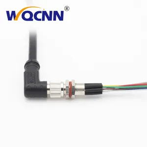 Industrial M8 Waterproof Connector Male Female Aviation Plug Connectors For 2 3 4 5 8-Core Connection Line Wiring Harness