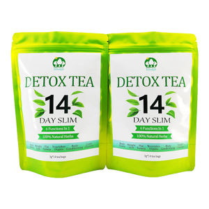 Хит продаж, 14-дневный Детокс, травяной чай для похудения для взрослых, Alibaba, подтвержденный собственной торговой маркой продавца с витаминами для похудения - Product Image 5