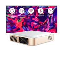 Mini proyector de vídeo inteligente HD 4K para el hogar, proyector de TV Wifi 3D portátil para sala de conferencias, miniproyector pequeño en miniatura