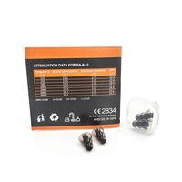 Bouchons d'oreilles en silicone haute fidélité avec filtre acoustique, réduction du bruit, protection auditive pour musiciens, concerts, DJ, batteurs, raves