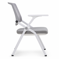 Chaise de bureau ergonomique pliable, chaise d'ordinateur confortable, chaise d'étude à dossier haut, chaise de formation, chaise de réunion exécutive, chaise de bureau professionnelle