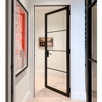 Portes coulissantes doubles à design semi-circulaire, durables, résistantes aux intempéries, avec verre diffuseur de lumière, portes pivotantes à charnières