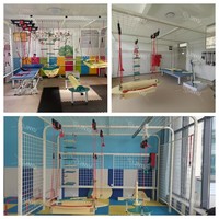 Système de suspension et de rail supérieur JINYU JYE-SET-1 pour la rééducation et l'entraînement de la marche et de l'équilibre neuro-moteur - Utilisation à domicile, en clinique et à l'hôpital