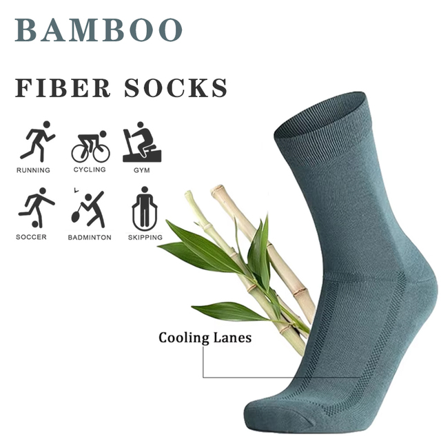 Bamboo Viscose Dress Socks, Premium, Soft, Breathable, Dress Socks for Men & Women