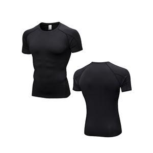 Camiseta Deportiva de Compresión para Hombre Healy, Pantalones Cortos de Punto, Elásticos, Ajustados, Estampados, para Ejercicio Físico Óptimo - Product Image 1