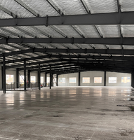 Entrepôt préfabriqué en structure acier à faible coût, directement de l'usine, section H Q235, bâtiment industriel de stockage