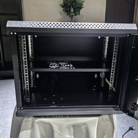 Armoire réseau métallique 6U 19 pouces, petit rack de serveur Internet pour centre de données, armoire murale pour CCTV DVR NVR