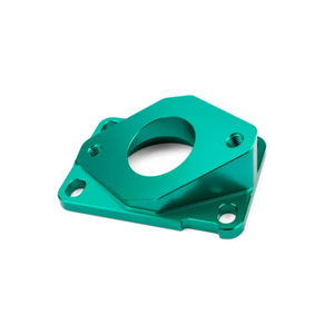 Oem fresatura Cnc parti del motociclo 28mm alluminio verde anodizzato AM6 collettore di aspirazione dal vostro disegno - Product Image 1