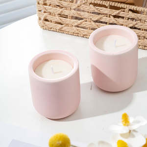 AIKUN Handcrafted Modern Ceramic Essential Oil Scent <b>Candle</b> Natural Soy Wax Aromatherapy for Home Relaxation Decor for Christmas - Product Image 6