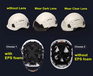 Casco de Seguridad WELTA ABS, Certificado CE EN397 ANSI, Suspensión de 6 Puntos con Lámpara Frontal para Construcción y Protección de la Cabeza - Product Image 5