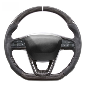 Meistverkauftes <span class=keywords><strong>App</strong></span>-gesteuertes LED-RPM Echtcarbon-Lenkrad für SEAT Leon FR <span class=keywords><strong>Cupra</strong></span> MK3 2013-2020 Sportwagen-Lenkrad - Product Image 2