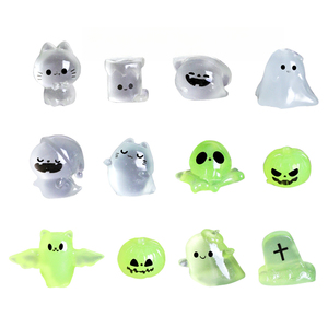 KI Zhuojing Micro-paesaggio Luminoso Halloween Fantasma Carino <span class=keywords><strong>Diavolo</strong></span> Zucca Decorazione Accessori Fai da Te Piccolo Ornamento in Resina - Product Image 5