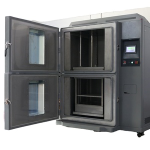 Chambre d'essai de choc thermique à 2 zones pour pièces automobiles et circuits intégrés, équipement de test électronique 0.01c, garantie 1 an - Product Image 5