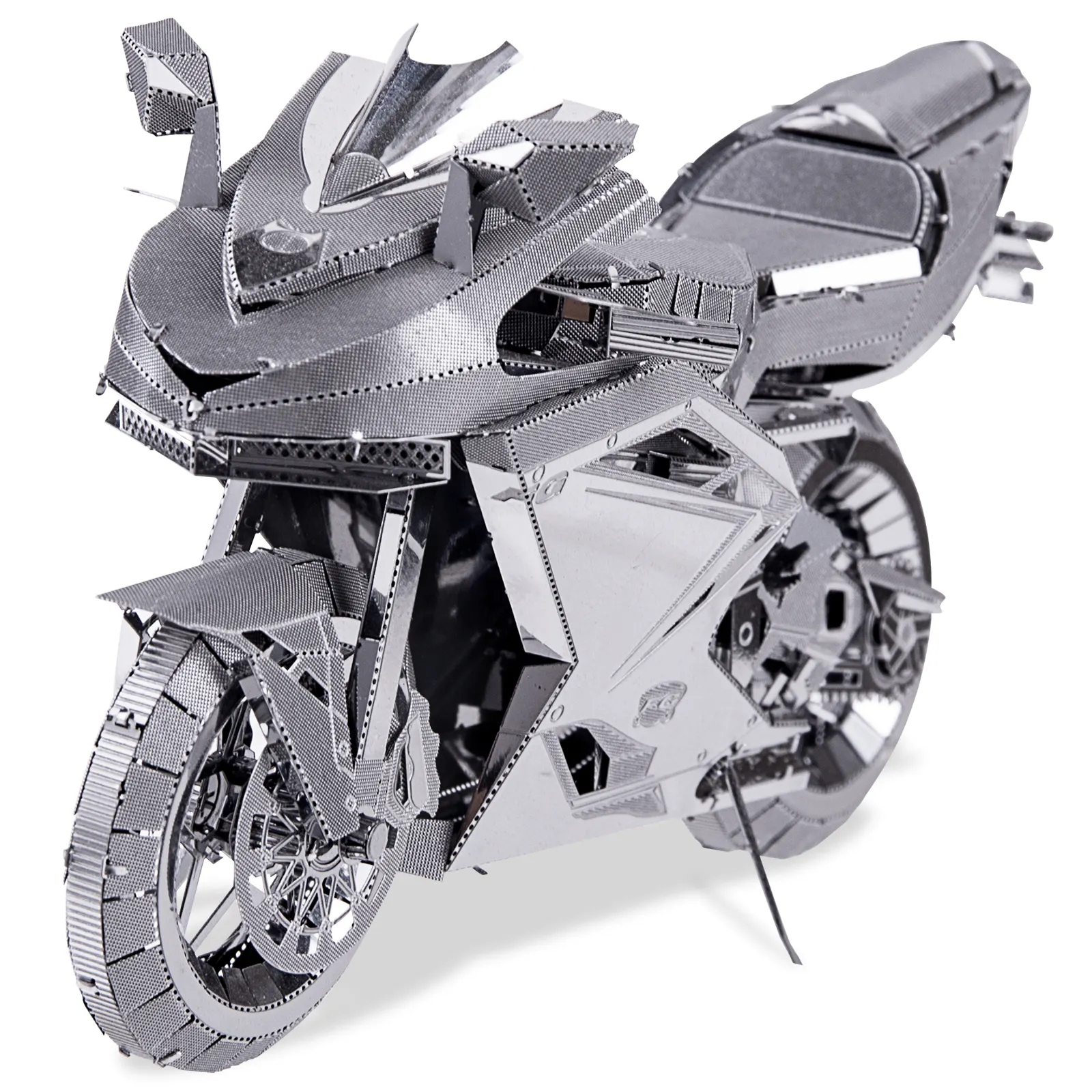 Piececool 3D Metal Puzzles Brain Teaser Crafts 3D Motorcycle Model Kits for Adults and Teen Students Men