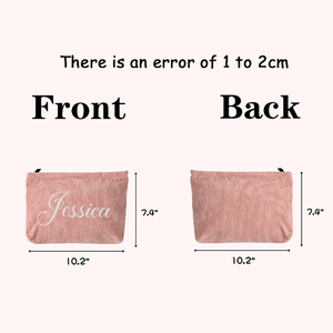 Borsa Cosmetica Personalizzata con Ricamo, Riutilizzabile, alla Moda, <span class=keywords><strong>Portatile</strong></span> <span class=keywords><strong>da</strong></span> <span class=keywords><strong>Viaggio</strong></span>, Astuccio Promozionale Aziendale di Alta Qualità - Product Image 5