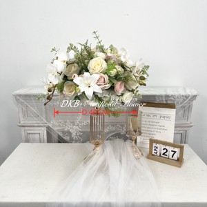 Hotsale 50Cm 60Cm 70Cm 80Cm Large Rose <b>Flower</b> Arrangement Wedding Table <b>Flower</b> Centerpieces Silk Artificial White <b>Flower</b> Ball - Product Image 2