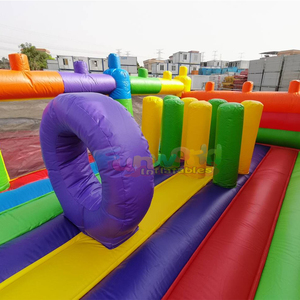 Castillo inflable comercial con bloques de construcción, combo de juegos inflables, parque infantil grande para niños - Product Image 6