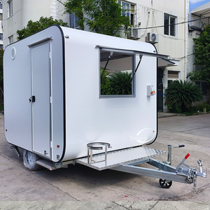 Camión de Comida Móvil para Concesiones, Remolque de Catering, Camión de Comida para Shawarma, Parrilla, Camión de Comida Italiano para Helados y Tacos con Congelador - Product Image 4